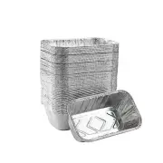 1Lb mini Loaf Pans Heavy Duty Disposable Aluminum Foil Bread Tins 50 Pack