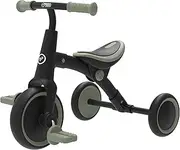 TP Toys Balance Bike to Trike, 2-in-1 Ride On Tricycle for Toddlers, with Adjustable Seat and Removable Pedals, Indoor & Outdoor Use, Ages 18 Months+, Forest Green, Develops Confidence & Motor Skills
