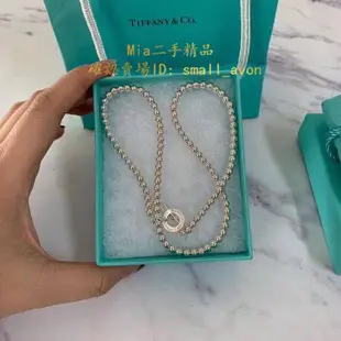 Mia二手 Tiffany & Co. 蒂芙尼別扣珠珠 項鍊 珍珠項鏈 正品