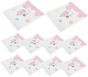 DONFAMDS 10Pcs Cute Resealable Storage Bags Cartoon Car Design for Snacks Jewelry More for Travel Compact Lightweight Sealing for Moisture Protection