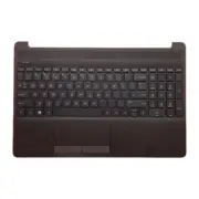 For HP 15S-DU 15S-DY 15-DW Palmrest Keyboard Bezel Cover L94460-001 Black