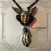 Necklace Protective Talisman Pendant Amulet Lariat Satanic Jewelry Lucifer Satan