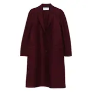 [Harris Wharf London] Harris Wharf London Chester Button-fastening Wool Coat 42 IT RED