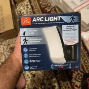 ARC LIGHT Motion Security Light Battery Operated Outdoor Rated Motion Activated