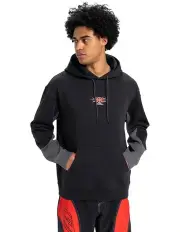 [Quiksilver] Mercury Devil Pullover Hoodie in Black