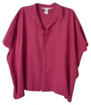 Diane von Furstenberg Eris Blouse Cherry Syrup Size 6 MSRP: $225.00
