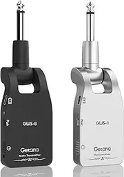 [Getaria] Wireless Guitar Transmitter Receiver set Wireless Guitar System 4 Channels for Electric Guitar Bass (GWS-8)