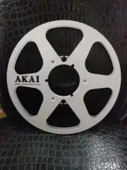 One Pair NEW silvery TAPE REEL Akai 7" inch Light Metal Aluminum Take Up Reel