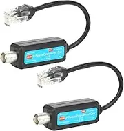 Passive Coaxial lP Extender Support lEEE802 LAN Network Protocol Single Channel Transceiver for PAL NTSC SECAM Video