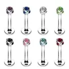 Piercing Ear Labret Monroe 5-GEM