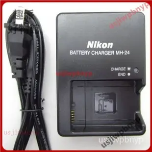 Nikon尼康MH-24充電器D5100 D5200 D5300 D3100 D3200單反相機EN-EL14 UWZB