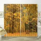 Scallion Cake Branches 3D Curtain Blockout Photo Printing Curtains Drape Fabric
