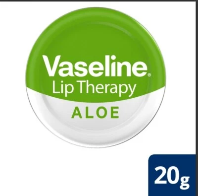 6 X Vaseline Lip Therapy Original Tin Balm Petroleum Jelly With Aloe Vera 20g