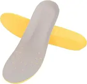 [Generic] Shoe Insoles, Memory Foam Insoles, Orthotic Insoles, Shoes Insert for Men and Women, Providing Great Shock Absorption and Cushion, Arch Support (black/Gray, M) (Gray, M)
