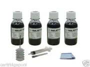 *4x4oz ink refill ink for HP 60 60XL 61 61XL 901 Black