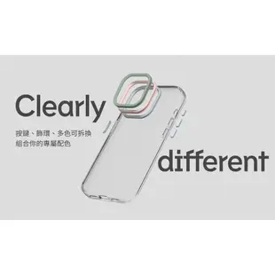 犀牛盾 適用iPhone Clear透明防摔手機殼∣涼丰系列/灰色大象