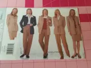 Vintage Butterick Pattern 5147 Jacket Belt Blouse Skirt Pants Sizes 18 20 22 FF