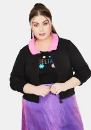 [dELiA*s by Dolls Kill] Luxe Caught On Camera Zip-Up Sweater