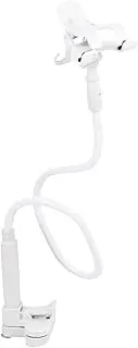 Mipcase Gooseneck Phone Holder with Clip Flexible Long Arm Bracket for Cellphones and Tablets for Desk Bed Office and Living