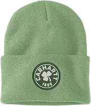 [Carhartt] Men's 106205 Knit Shamrock Patch Beanie