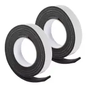 2 Rolls Felt Strips with Adhesive Backing (1.2" x 6.6Ft)
