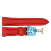 BRAND NEW JACOB & CO AUTHENTIC RED POLY 20MM WATCH BAND W. BUCKLE FOR 40MM