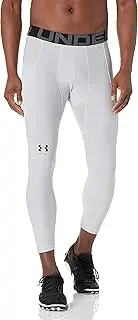 [Under Armour] Men's Armour HeatGear 3/4 Leggings , Mod Gray (011)/Black , X-Large