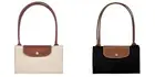 Brand New) Longchamp Le Pliage Original L Shopping Tote Bag Large - Black/Paper