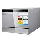 6 Place Settings Benchtop Dishwasher Sliver Devanti