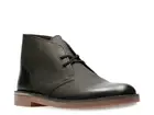 CLARKS Bushacre 2 Desert Boots Chukkas BLACK Leather Men’s 12