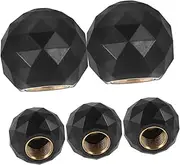 Anneome 5pcs Lightweight Tire Valve Caps Durable and Stem Covers Fit for Cars and Bicycles Easy Installation Stylish Accessory for Enhanced Vehicle Appearance