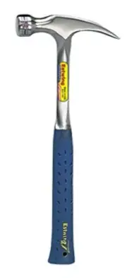 Estwing E3-22S 22 oz Framing Hammer with Smooth Face & Shock Reduction Grip