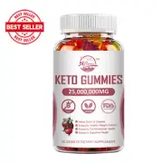 Keto BHB Gummies Apple Cider Vinegar ACV Gummy Weight Loss Fat Burner 60 Sweets