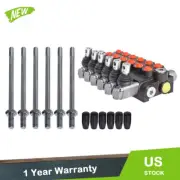 Adjustable 11GPM Relief Valve 6 Spool Hydraulic Directional Control Valve