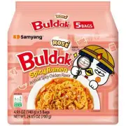 Samyang Buldak Rose Ramen 5-pack