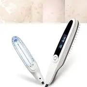 Narrow Band Ultraviolet Lamp, LCD Display Intelligent Controller Home Use Uvb Therapy Lamp with Timer and LCD Display and Safety Glasses