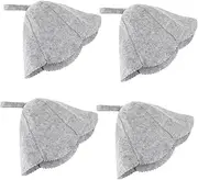 PLAFOPE Steam Room Hat Sauna Cap Hair Dry Hat Sauna Head Cover Dry Cap for Men Women