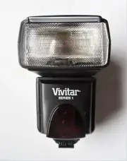 Vivitar Digital TTL Auto-Focus Flash Series 1 for -OLYMPUS-with Case