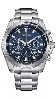 Citizen chrono Quartz 100M steel watch AN8201-57L