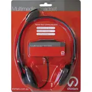 Shintaro SH-102M - Stereo Light Weight Headset + Microphone and volume control