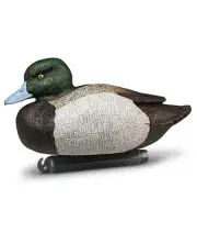 DOA Decoys Beavertail Refuge Series Bluebill Floater Decoy 6 Pack