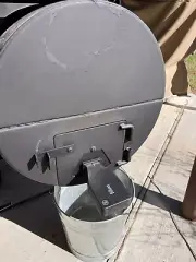 Oklahome Joe Smoker air inlet conversion to Thermoworks Billows