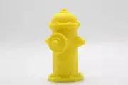 Yellow Fire Hydrant Diorama Prop Marvel Legends 1/12 Scale