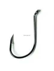 Eagle Claw Lazer Sharp Octopus Hook #2/0 Up Eye Platinum Black 8/Pk L2BGH-2/0