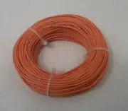 22 AWG tinned copper stranded hook up wire, 100 feet Orange UL1007