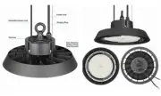 Hylele LED High Bay Warehouse Light 150W 5000K Lumens ETL/DLC Certfd. Black New
