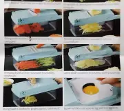 11 In 1 Fruit Vegetable Slicer Cutter Food Onion Veggie Dicer Chopper Kitchen US