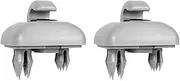 fhtpr 2Pcs Car Visor Clip,Fit For A1, A3 S3 A4 S4 Allroad A5 S5 Q3 Q5 8U0857562A Camper Accessories Hanger Clip Bracket Interior Car Visor Retaining Clip(Grey-2pcs)