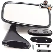 Classic Car Satin Black Door Mirror RH MG MGB Triumph Ford Mini Tex Style (for: Triumph)