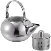 Infuser Teapot Kettle Stainless Steel Travel for Stove Metal Stovetop